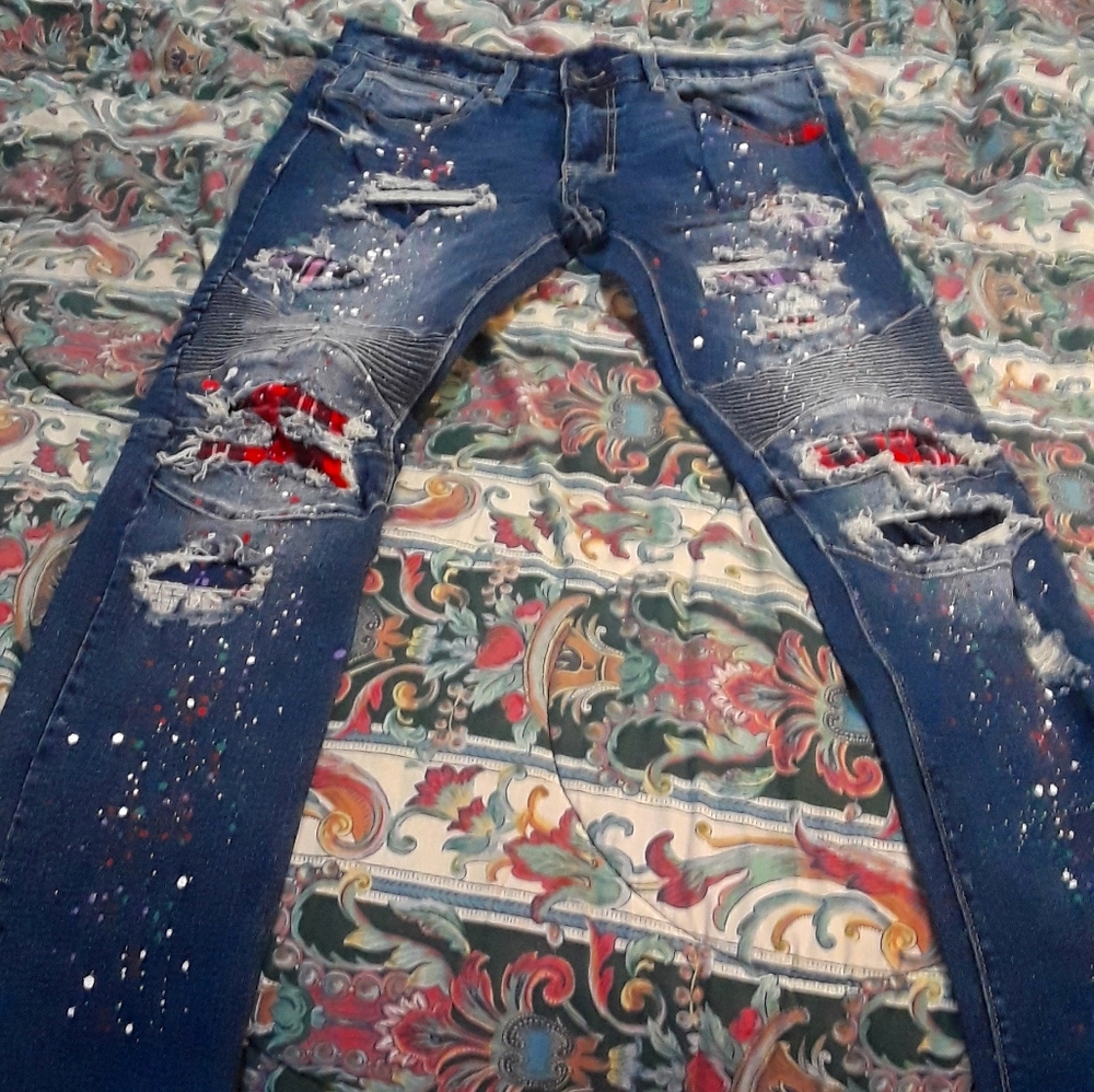 Smoke rise jeans